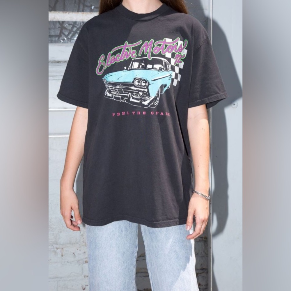 Brandy Melville Electric Motor Graphic T